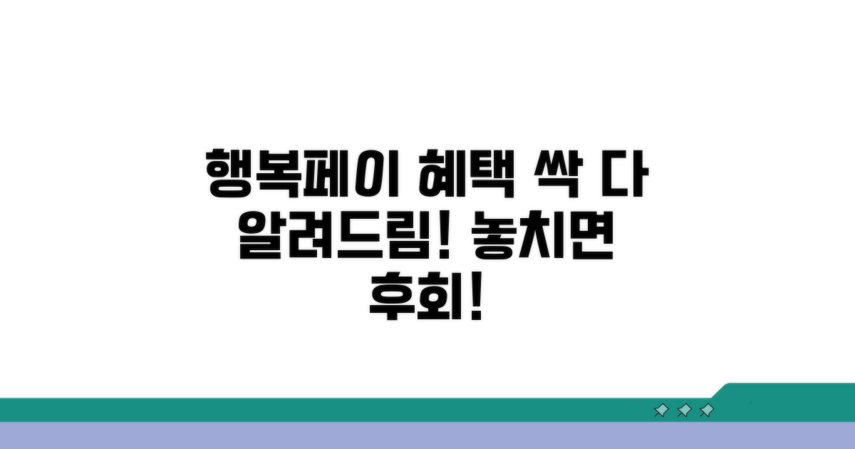 행복페이카드 주요 혜택 분석