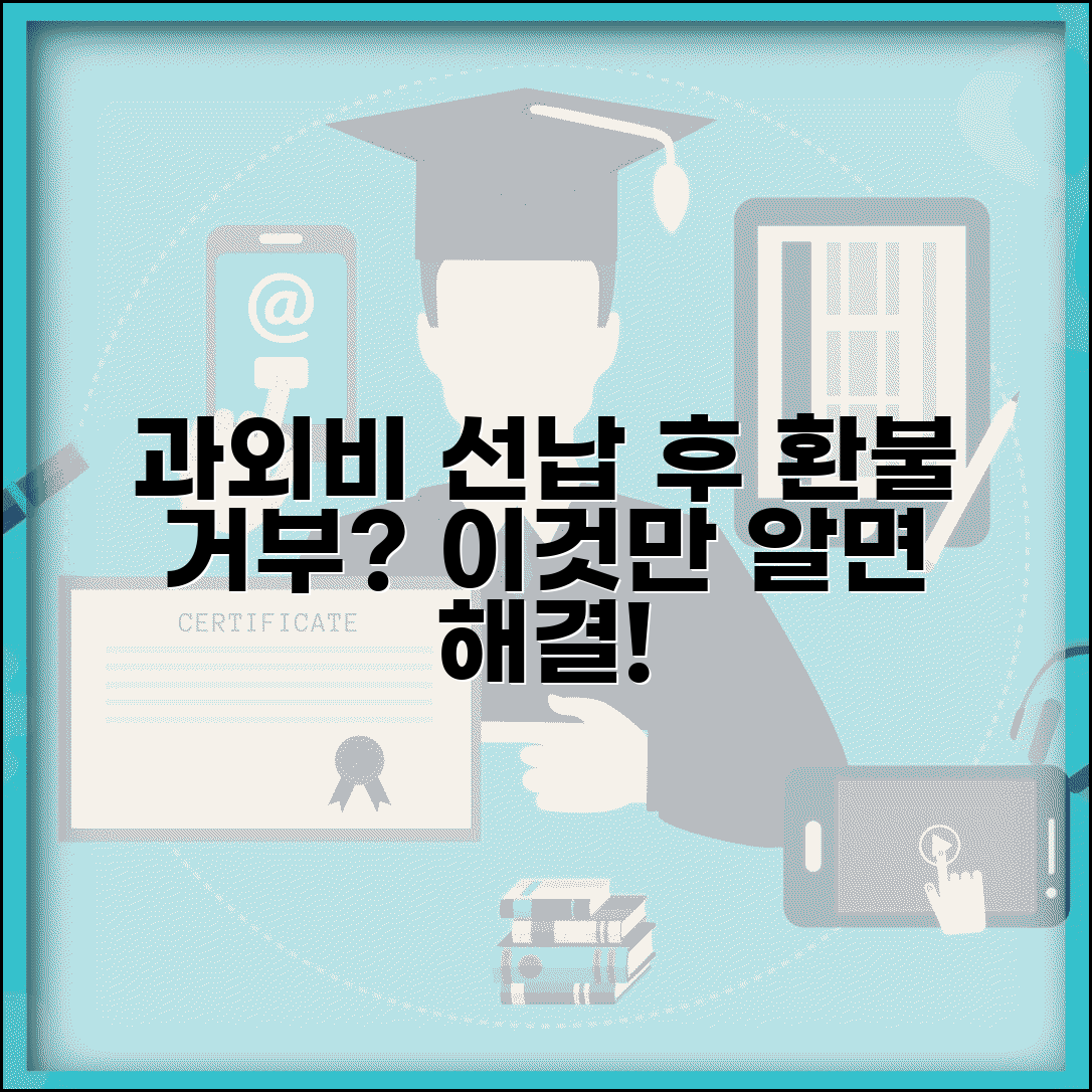 과외비 선납했는데 환불 안되나요 | 과외 선납 | 환불 거부 | 해결