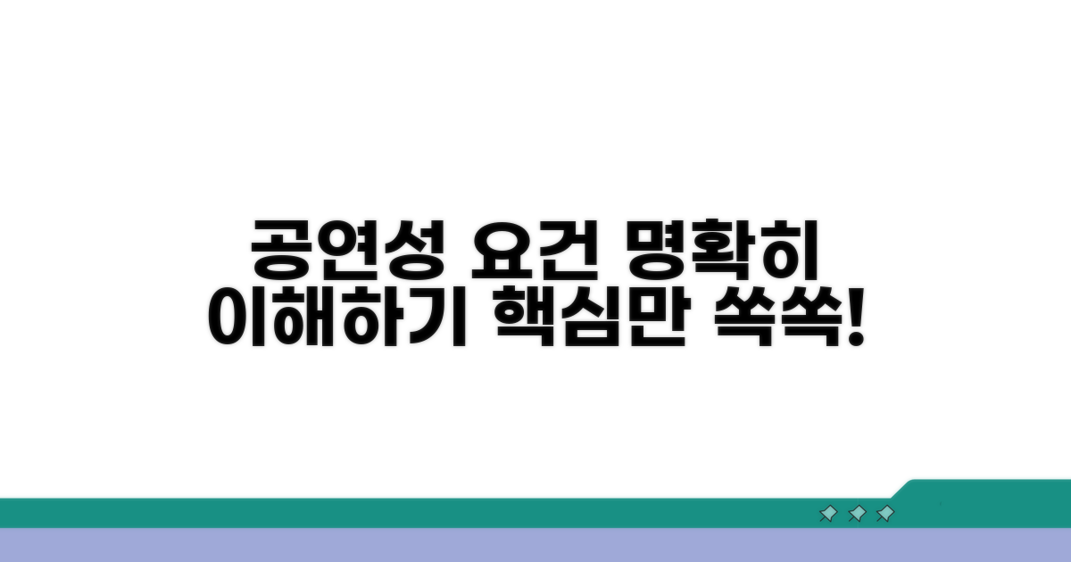 공연성 요건, 명확하게 이해하기