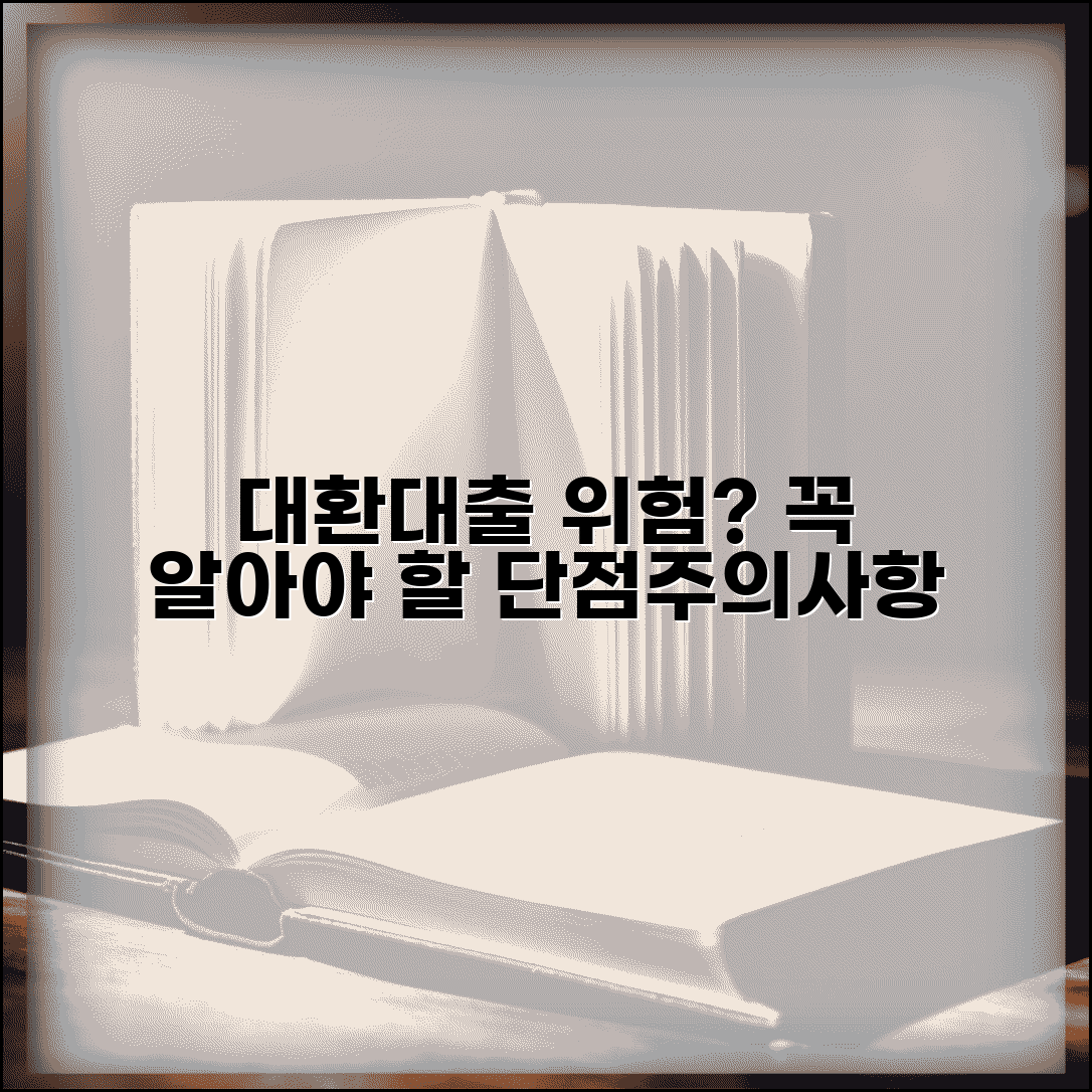 대환대출 단점과 주의사항 | 리스크 | 비용 | 제약사항 | 부작용 | 예방법 | 대안