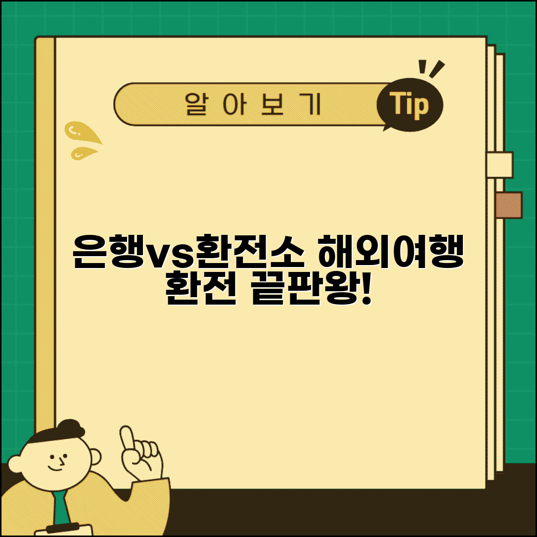 환전 방법 은행 환전소 비교 | 해외여행 환전 준비물 절차 완벽 가이드