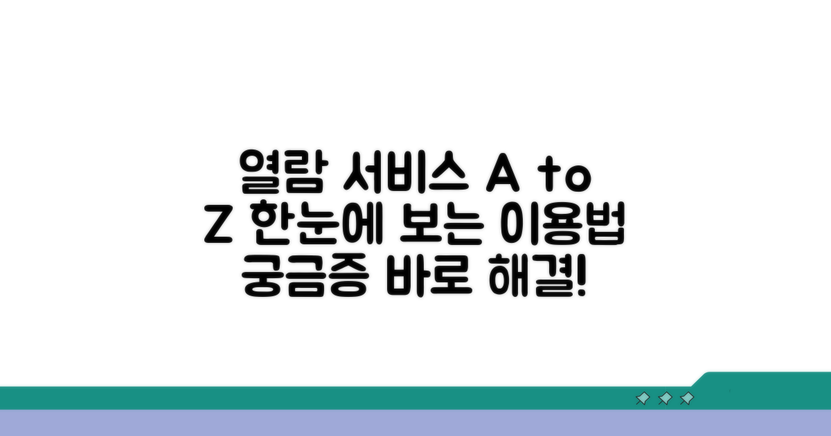 열람 서비스 이용 절차 완벽 안내