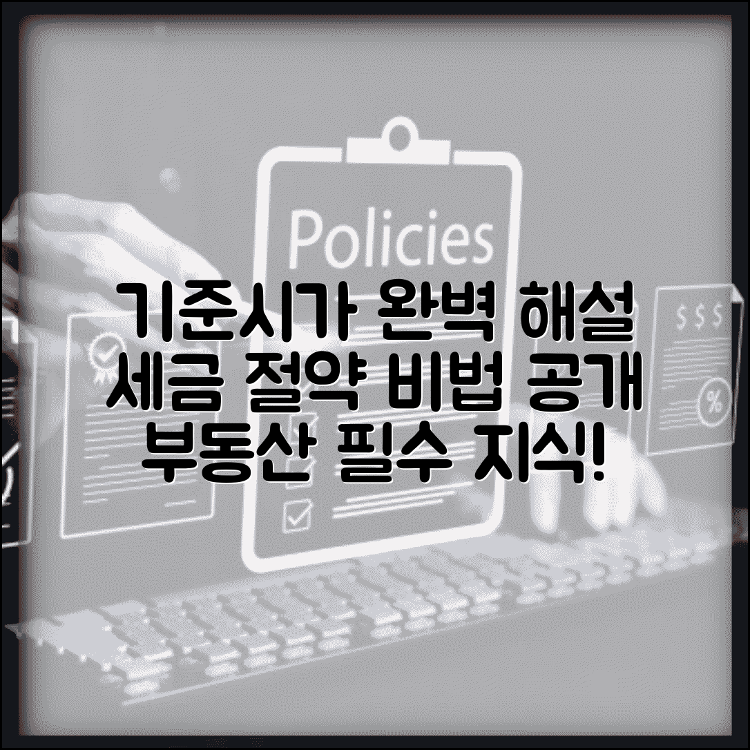 기준시가 산정 방식 해설 | 부동산 과세 기준 및 활용법