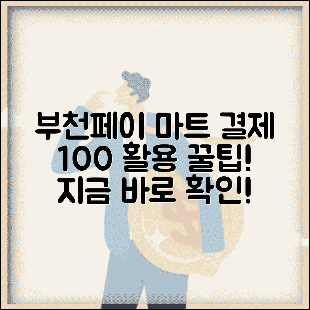 부천페이 대형마트 사용 | 마트 백화점 결제 완벽 활용법