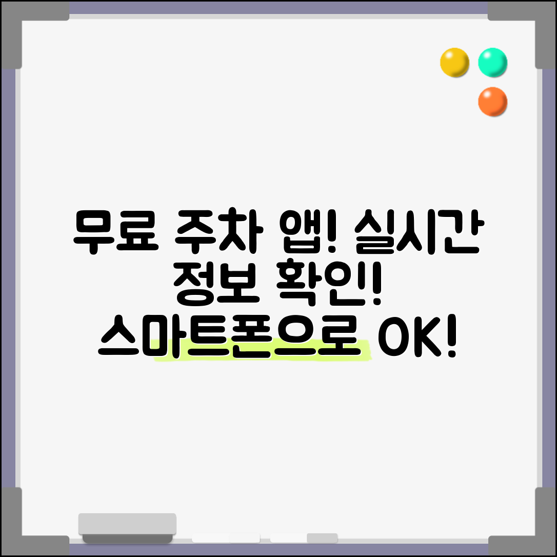 무료주차장 앱 실시간 정보 | 스마트폰으로 무료 주차 가능한 곳 실시간 확인