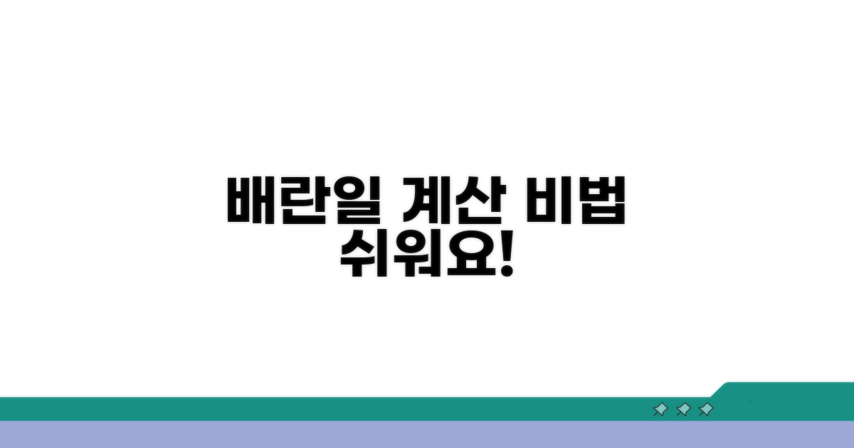 배란일 계산, 쉽게 알아보기