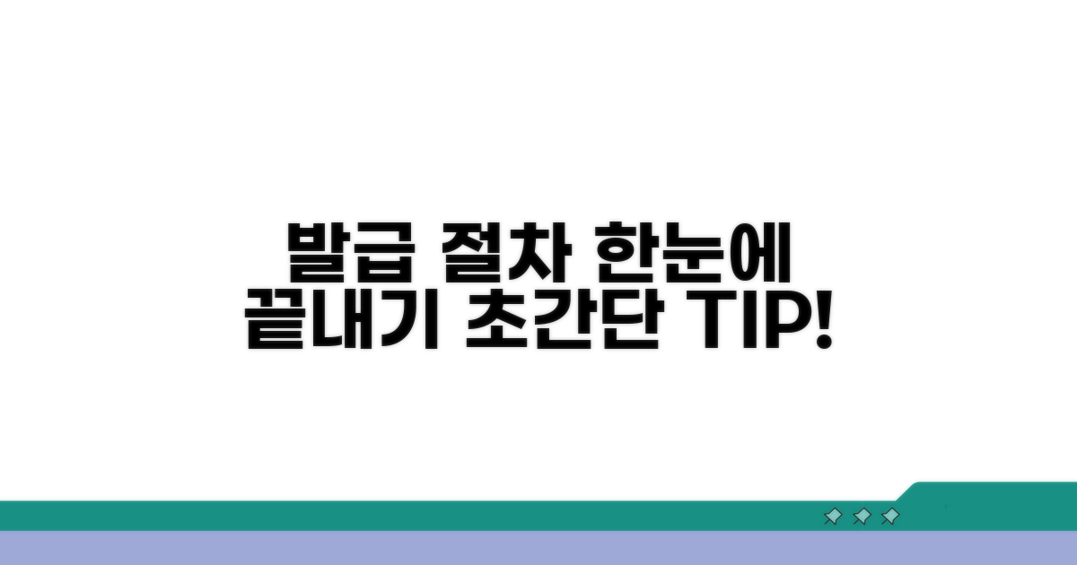 발급 절차 한눈에 보기