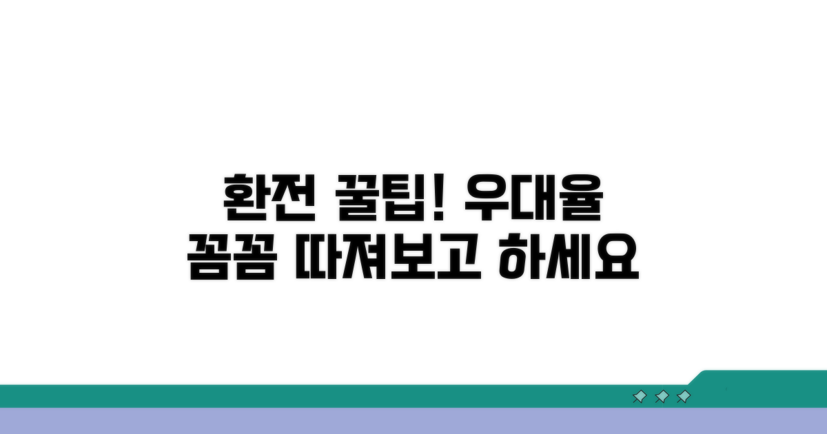환전 우대율, 꼼꼼하게 따져보기