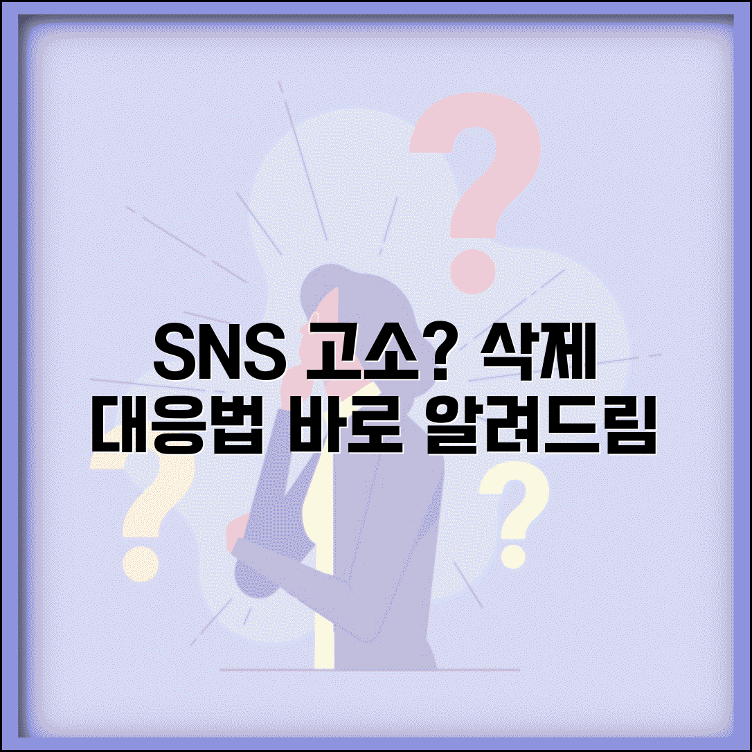 SNS 글로 고소당했을때 | 삭제 효과 및 선제적 대응 방법