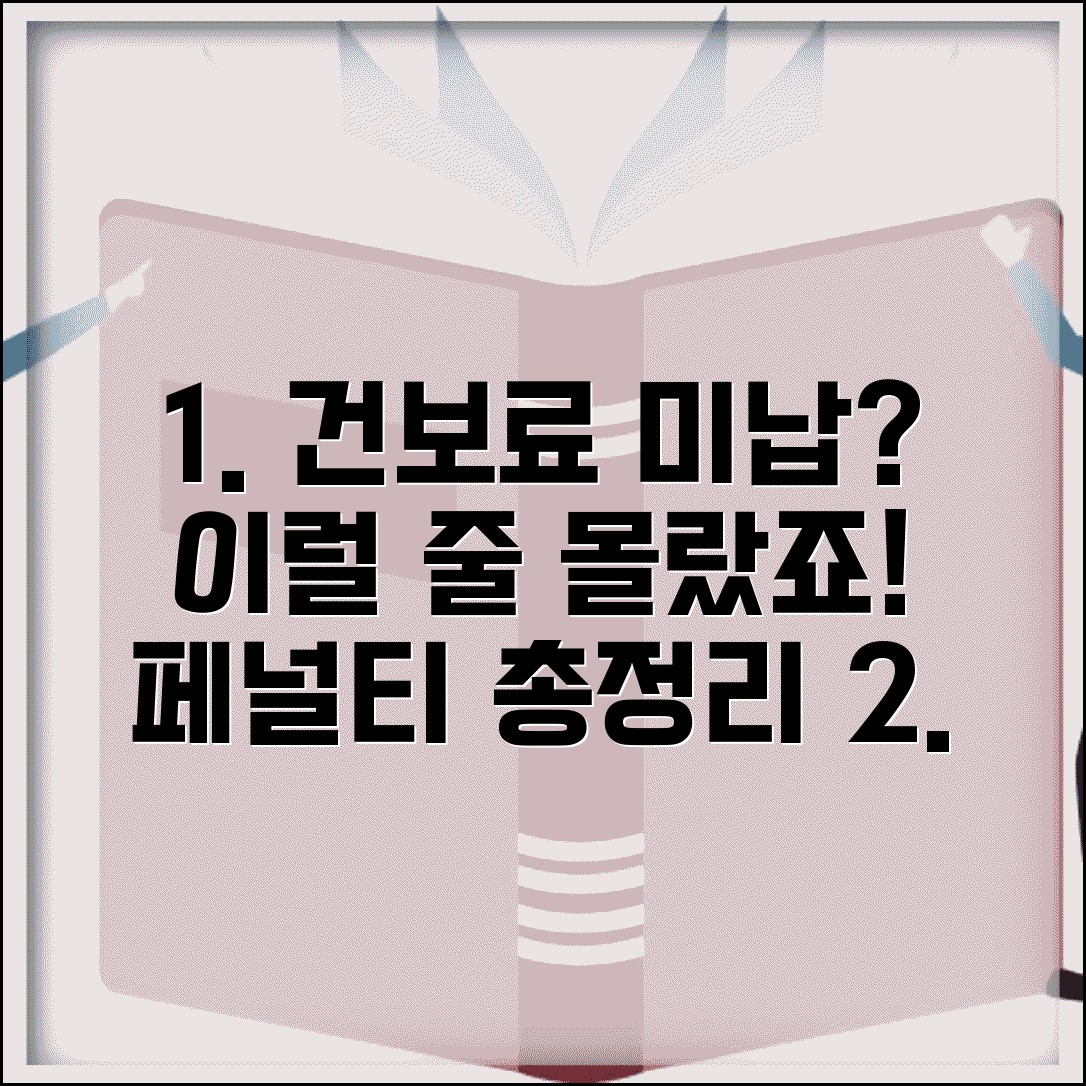 건강보험 미납 불이익 | 미납시 제재사항 | 페널티 총정리