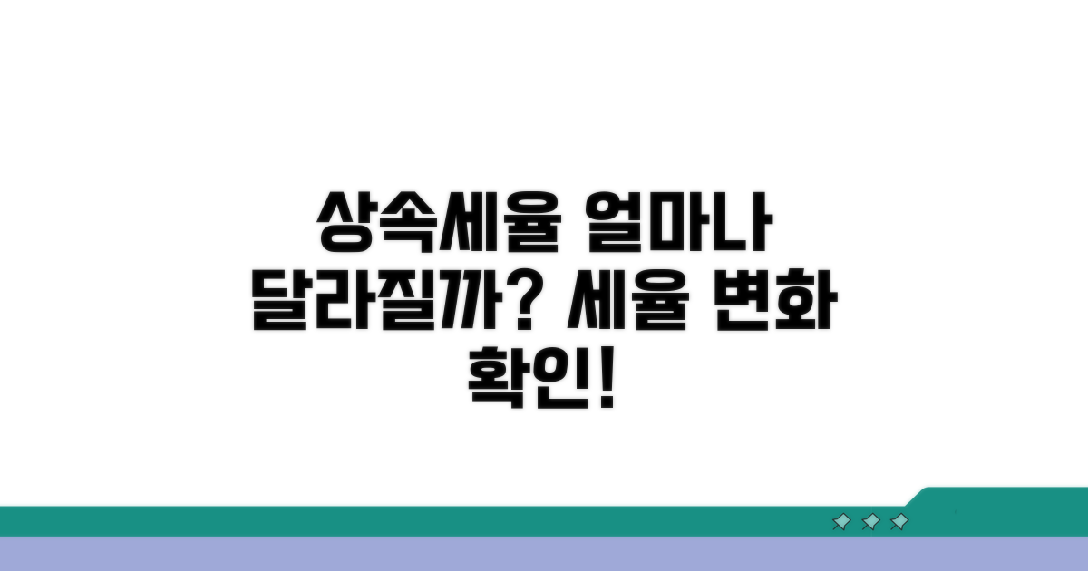 상속세율, 얼마나 달라질까?