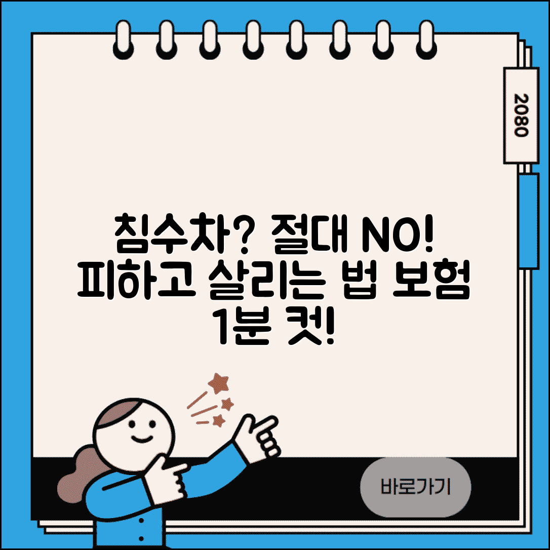 침수차 예방 및 대처법 | 침수 위험 지역 주차 금지 | 침수 발생시 응급처치 | 보험 신고 절차