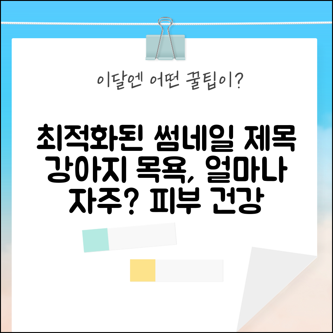 강아지 목욕 얼마나 자주 시켜야 하나요 | 강아지목욕 | 횟수 | 피부건강
