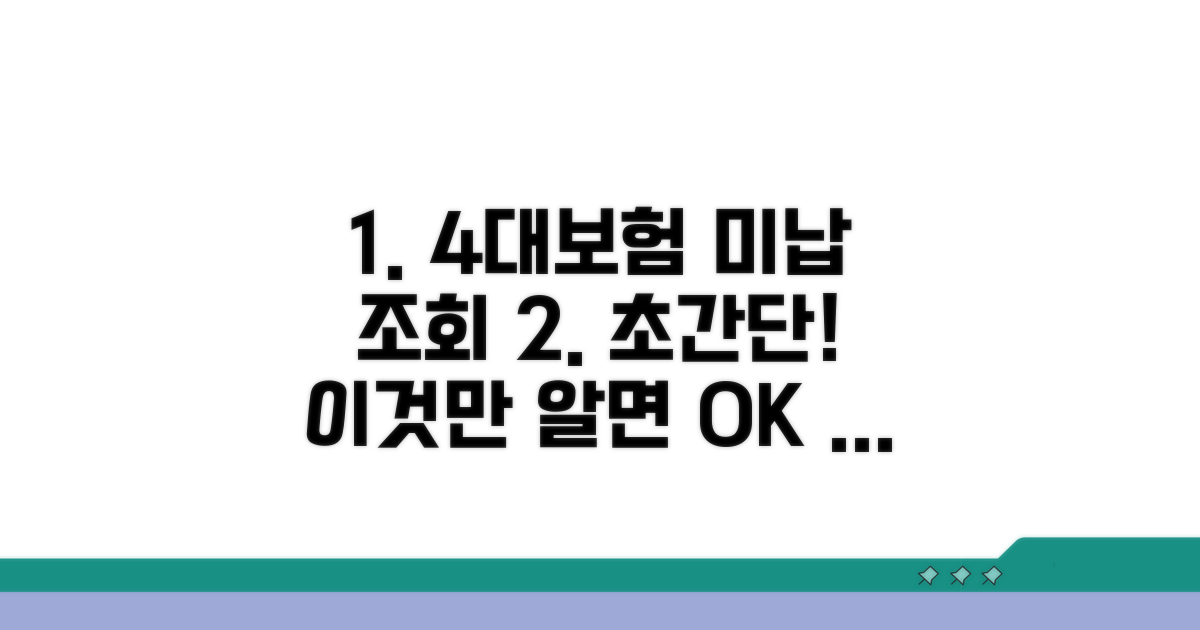 4대보험 미납 조회, 이것만 알면 쉬워요