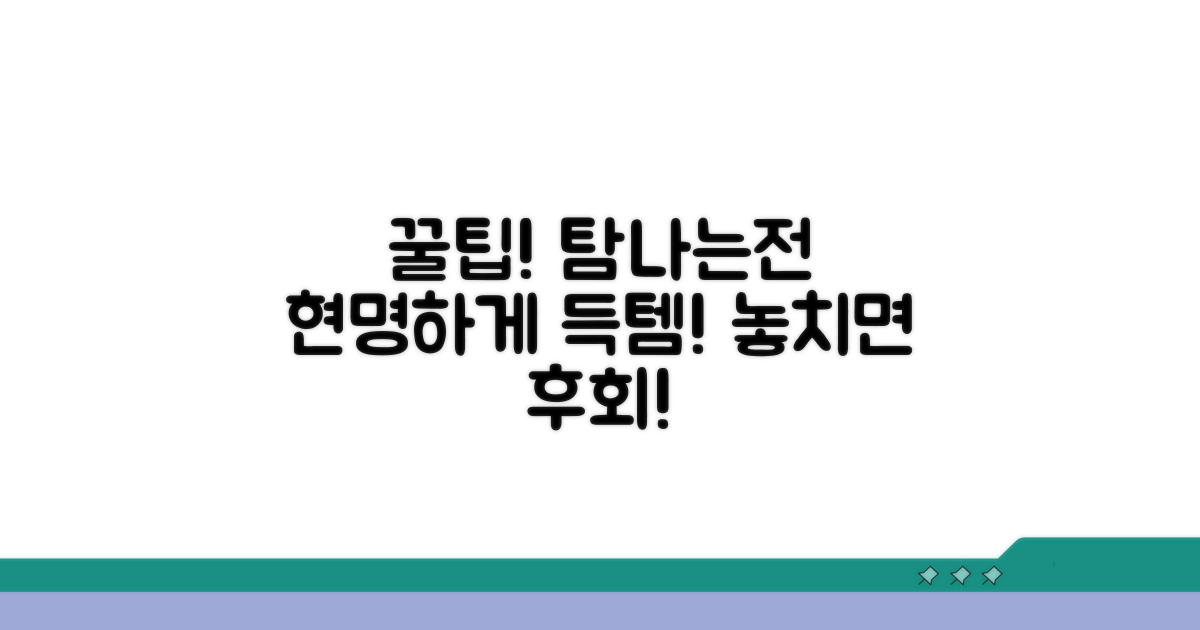 현명한 탐나는전 활용 꿀팁