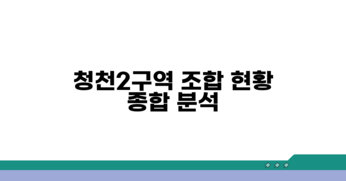 청천2구역 조합 현황 파악