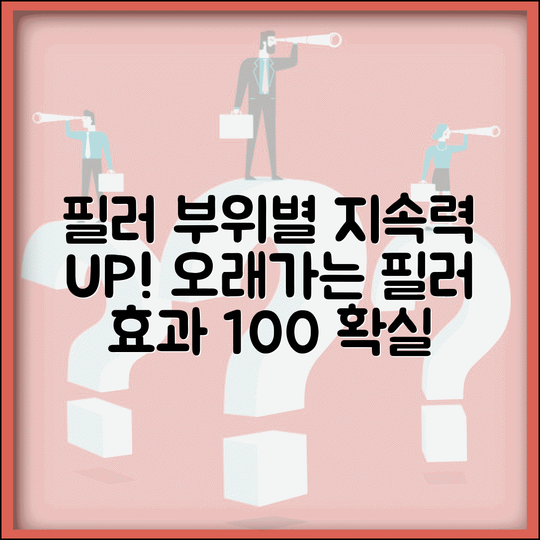 필러 지속 기간 부위별 유지 | 필러 효과 지속 시간