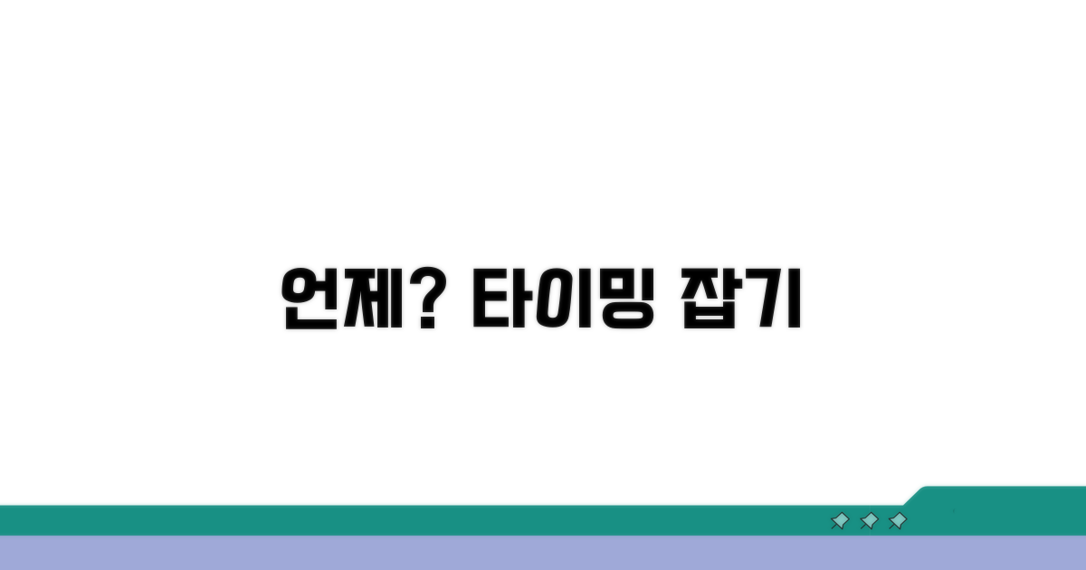 언제 넣어야 할까? 최적 타이밍 알아보기
