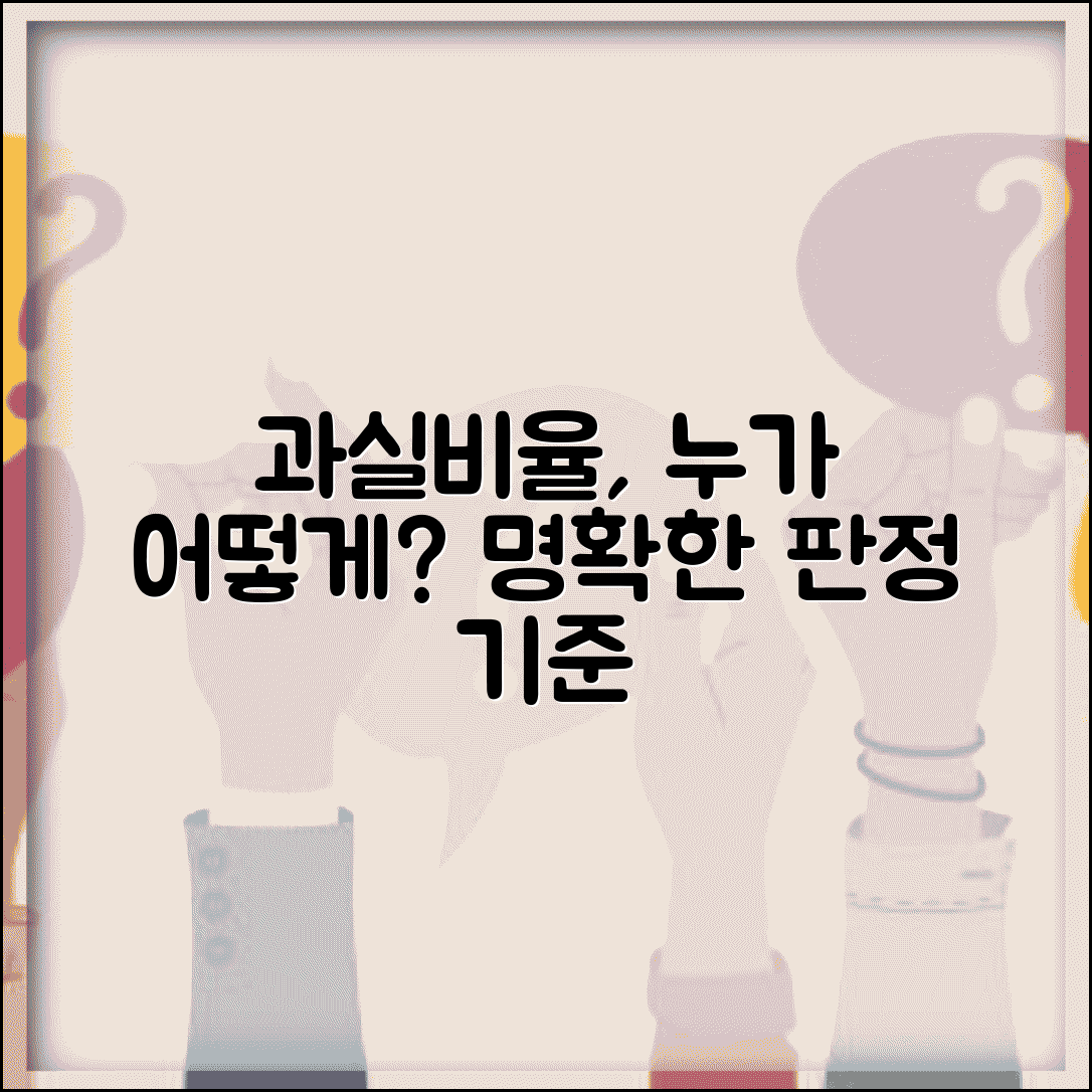 교통사고 과실비율 누가 어떻게 정하나요 | 과실 판정 기준 | 보험사 협의 | 분쟁 해결 | 이의신청