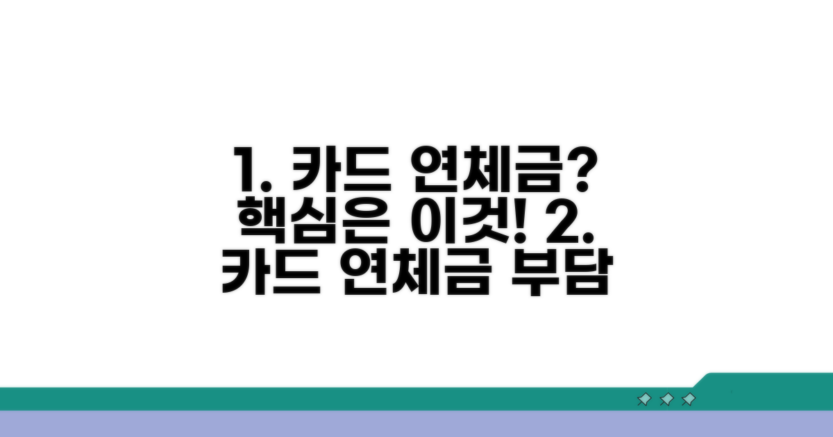 카드 연체금, 어떻게 줄일까?