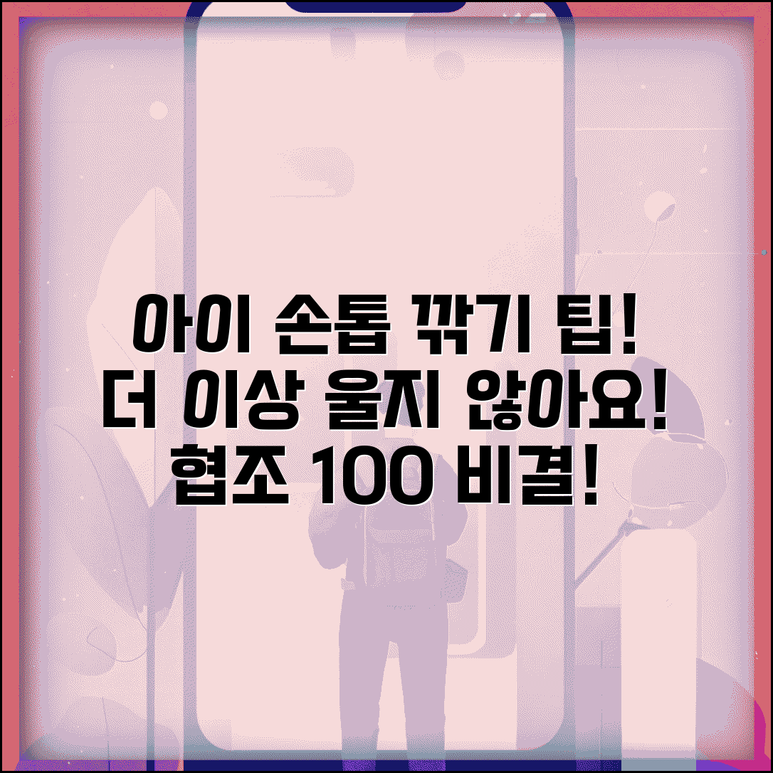 아이 손톱 깎기 싫어할 때 어떻게 해야 하나요 | 손톱깎기 거부 | 아이 손톱 | 협조