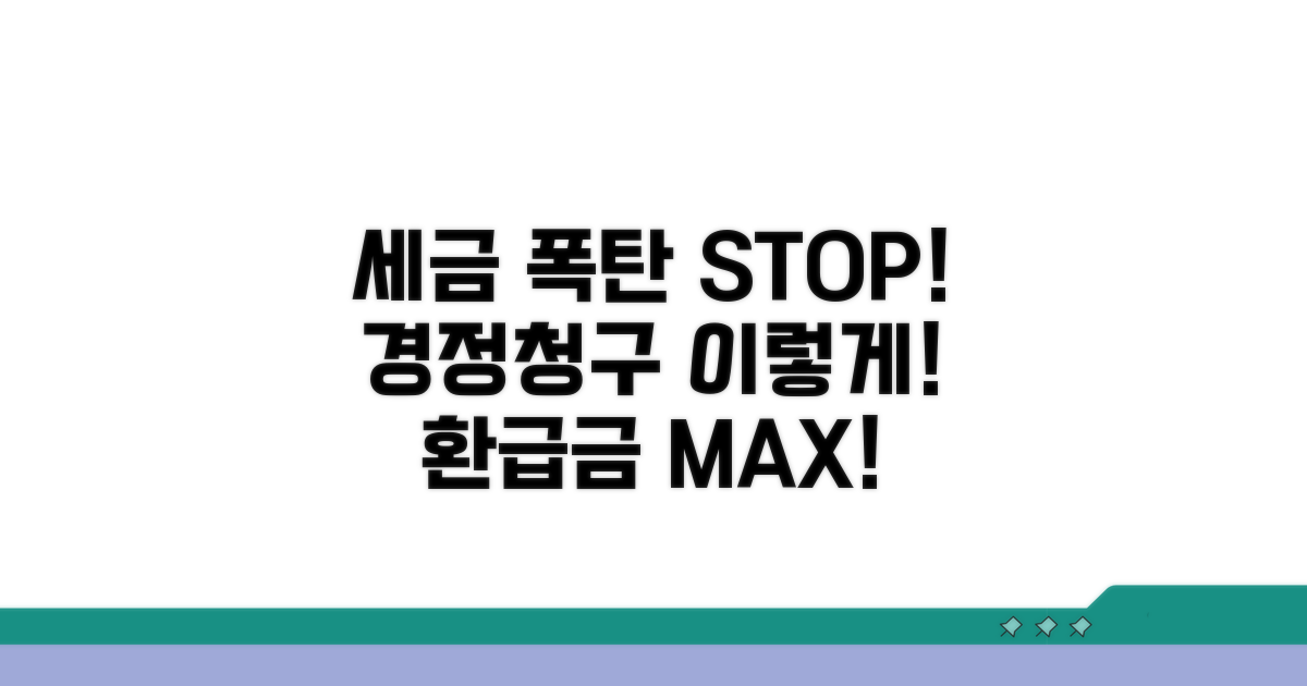 세금 폭탄 피하는 경정청구 방법