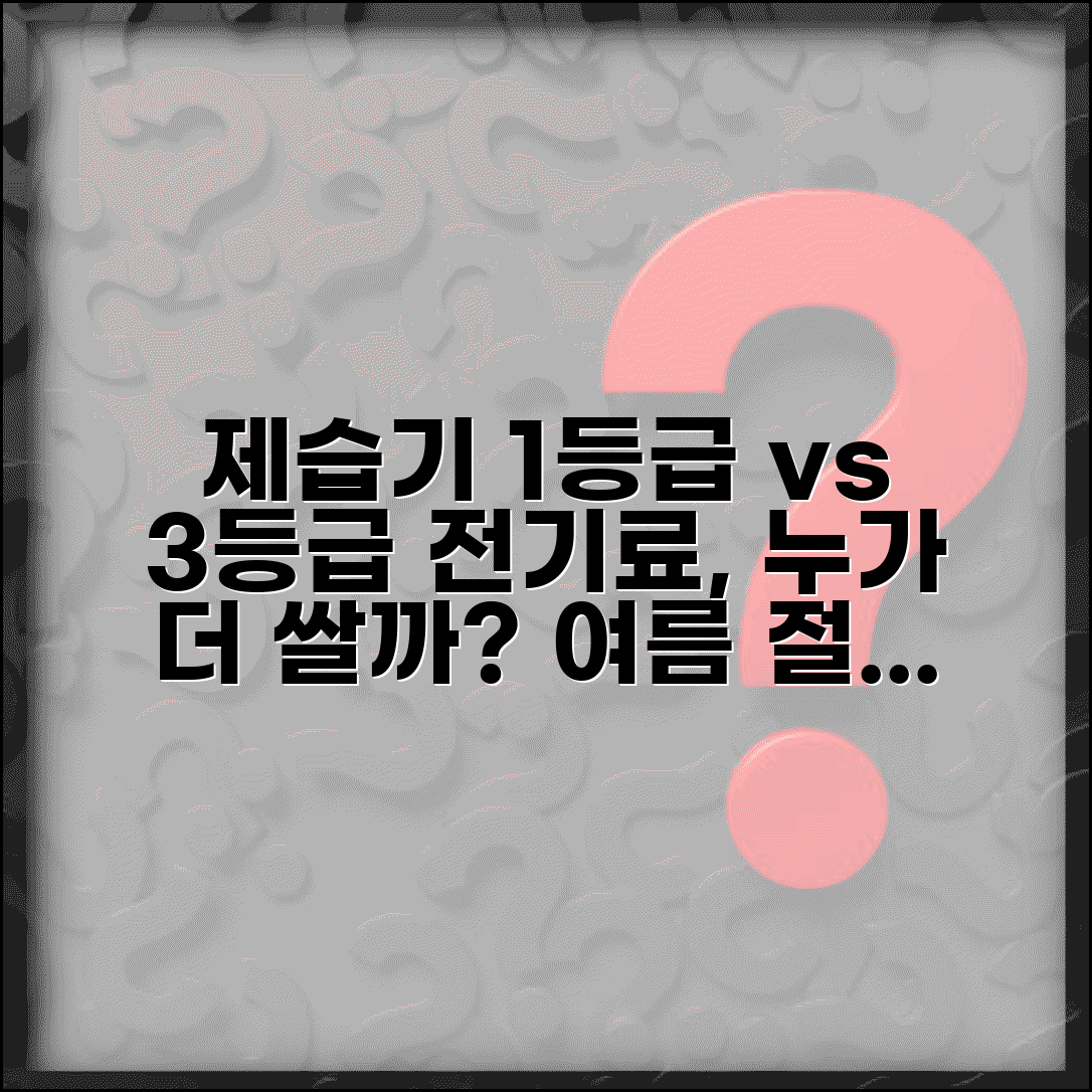 제습기 1등급 vs 3등급 여름 전기료 비교 | 전력 소비 절약 꿀팁 총정리