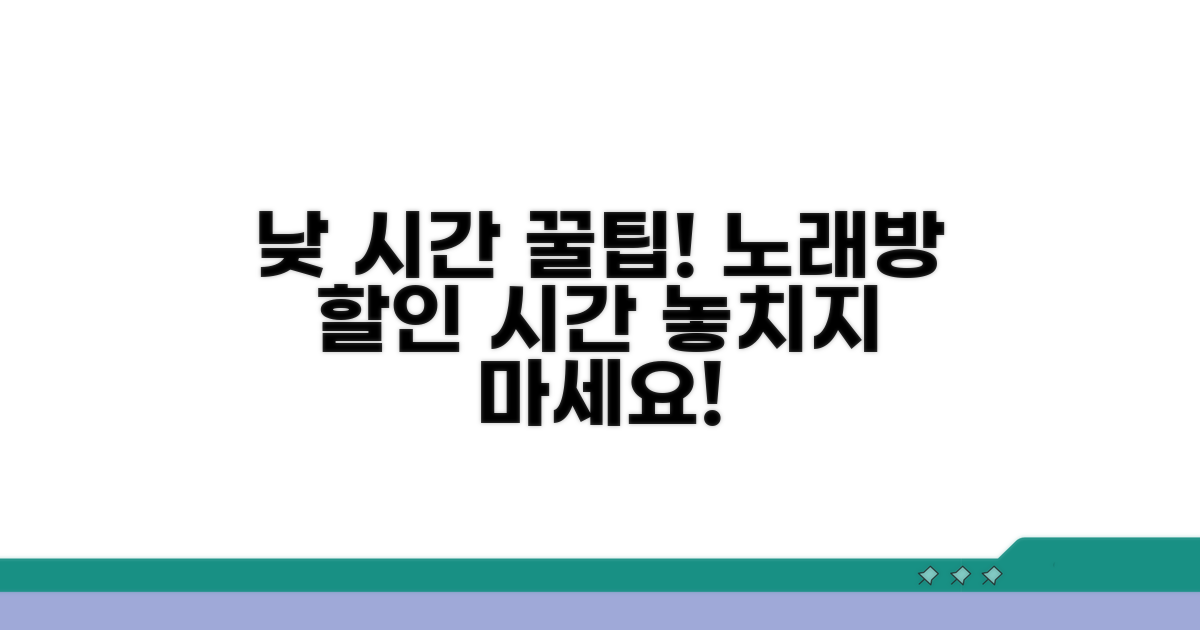 낮 시간 노래방 할인 시간 분석