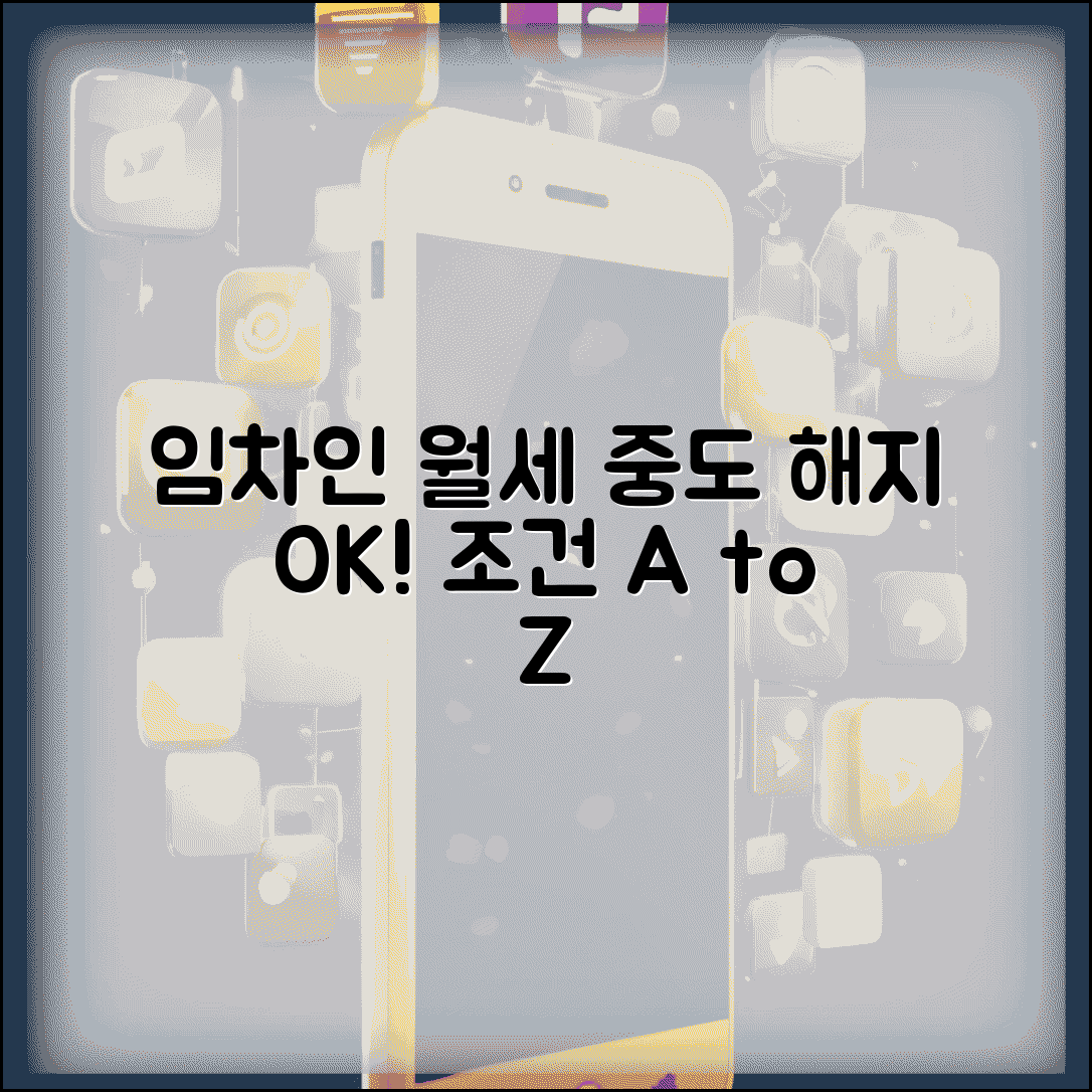 임차인 월세 계약 중도 해지 권리 | 임차인 중도해지 조건, 방법, 주의사항 완벽 정리