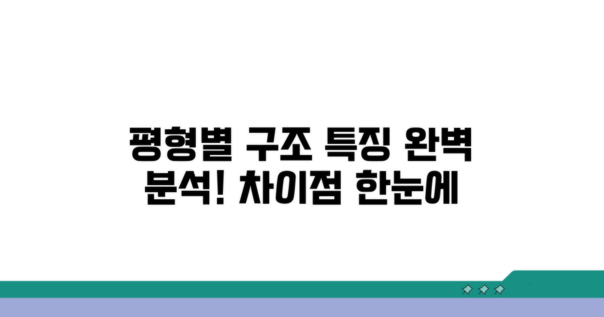 평형별 구조와 특징 상세 분석