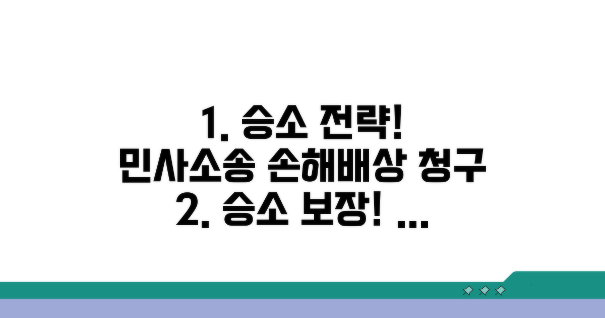 민사 소송, 손해배상 청구 전략