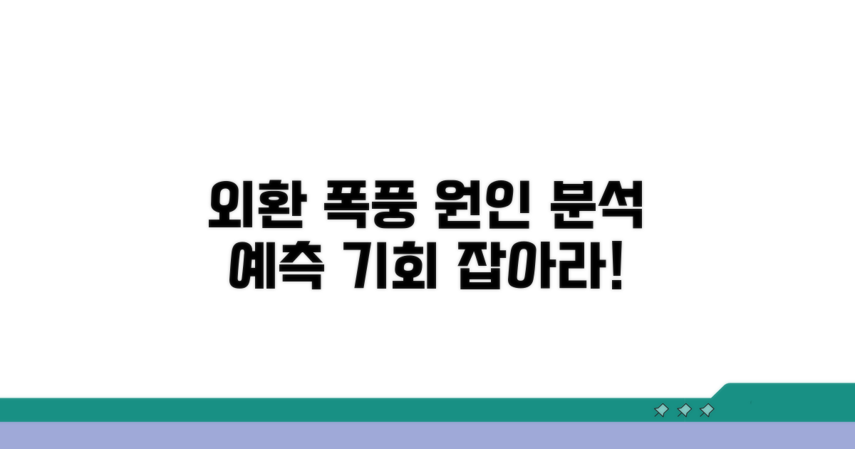 외환 시장 변동성, 원인과 예측