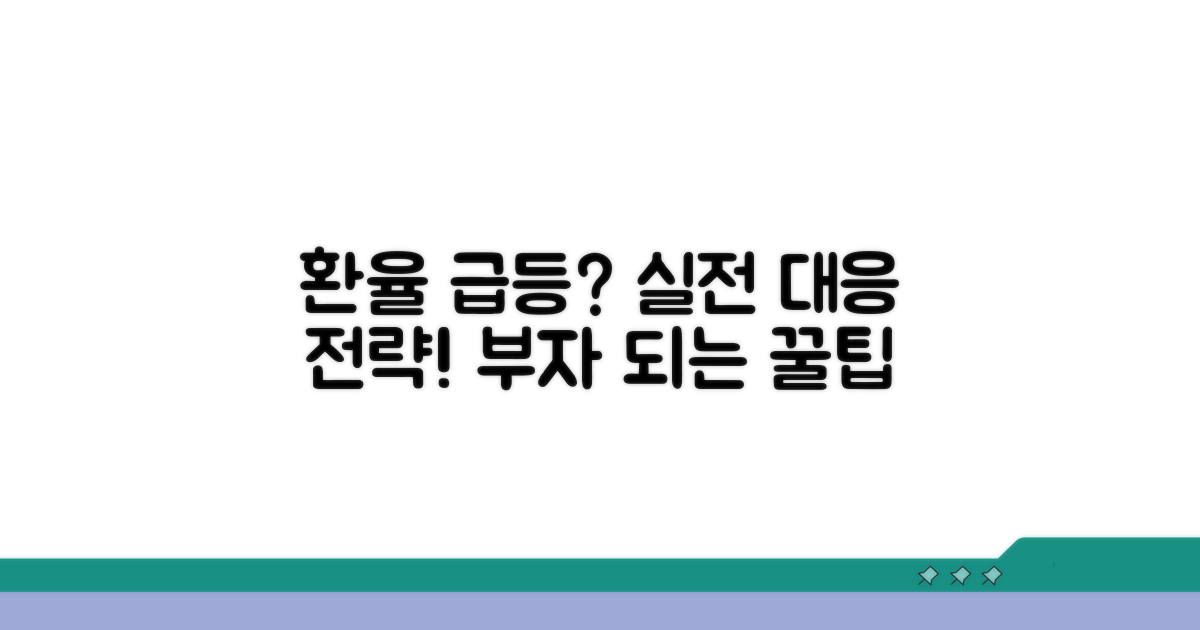 환율 변동, 실전 대응 전략 가이드