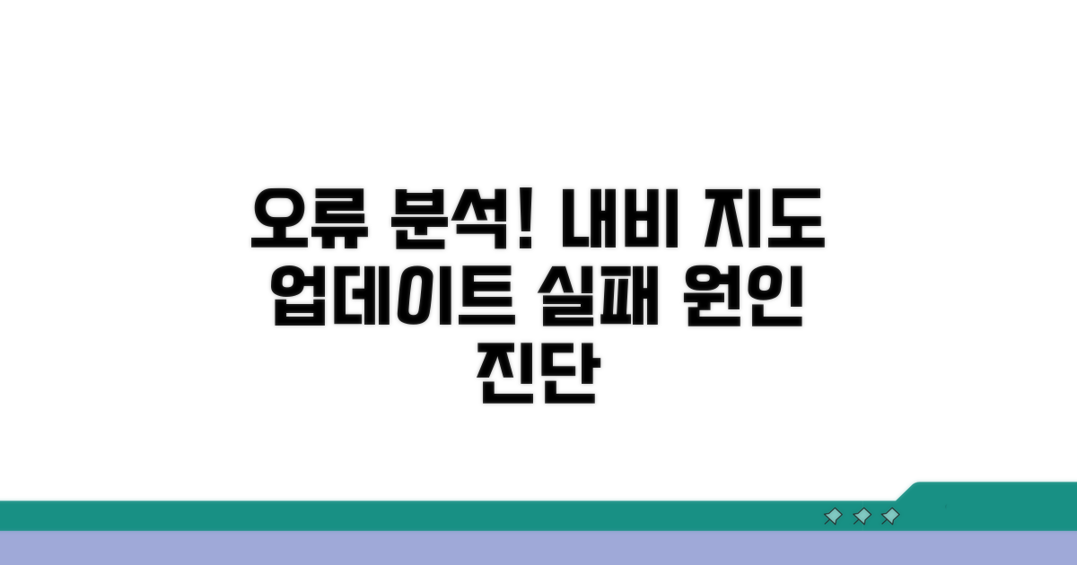 내비게이션 지도 업데이트 오류 원인 분석