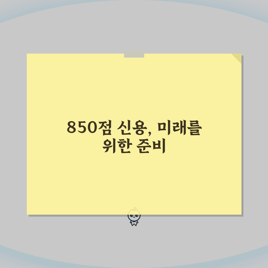 신용점수 850점 만드는 현실적인 방법 공유해요!